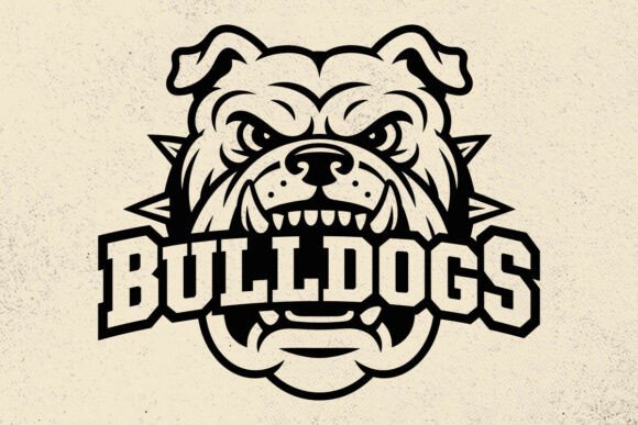 Bulldogs Mascot SVG for Embroidery Projects