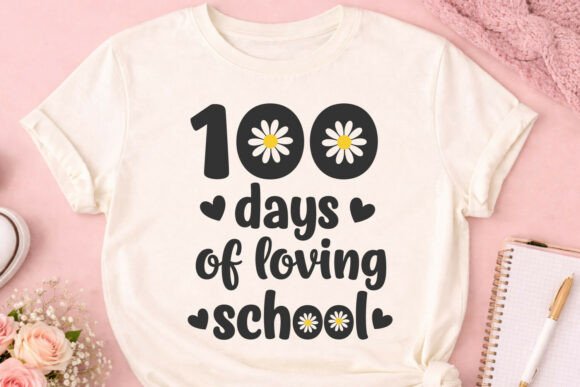 Charming 100 Days of Loving School Daisy