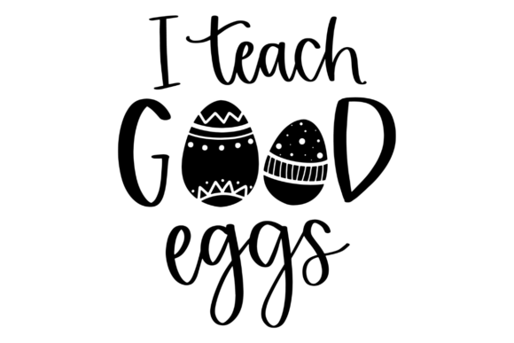 Charming Easter Teacher Design for Embroidery