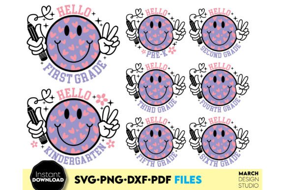Hello School Smiley Bundle: A Cheerful Embroidery Choice