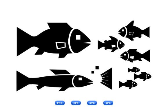 Minimal Fish SVG Clipart Pack: A Designer's Take
