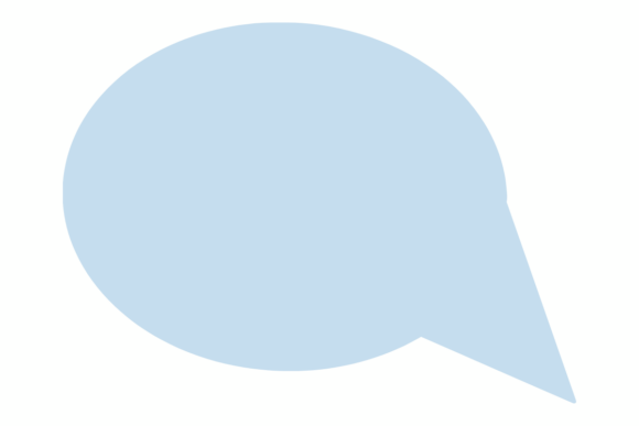 Minimalist Speech Bubble: A Versatile Design Choice