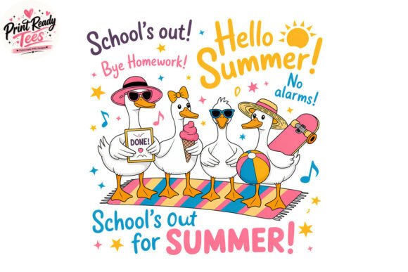 Review: Hello Summer School’s Out PNG for Embroidery