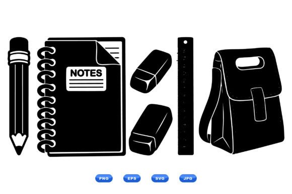 Review: School Supplies Clipart Set for Embroidery