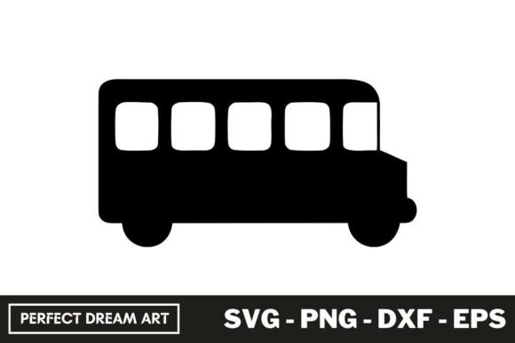 School Buses Silhouette Cutting File Review