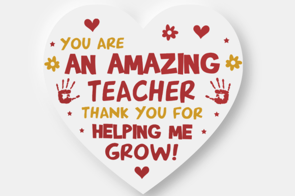 Teacher Appreciation Heart SVG Unisex: A Versatile Design