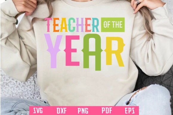 Teacher of the Year PNG: A Versatile Embroidery Design